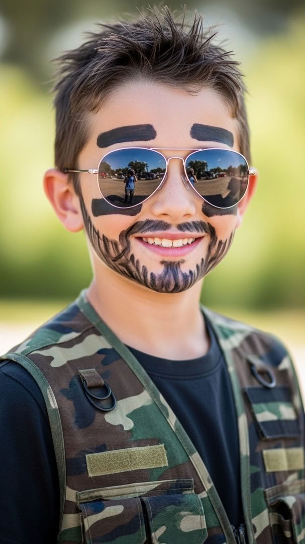 054 Cool Duck Dynasty Face Ideas for Boys with Beards and Sunglasses Style - Themed Ideas