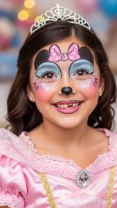 Read more about the article Minnie Mouse Face Paint Ideas for Kids Ages 4–10 for Parties and Fun Creative Looks