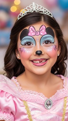 Minnie Mouse Face Paint Ideas for Kids Ages 4–10 for Parties and Fun Creative Looks