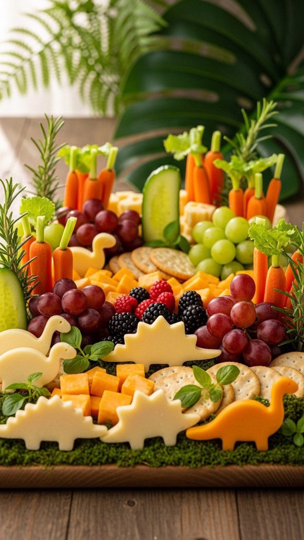 073 Epic Dinosaur Snacks Board Themed Party Food Ideas for Kids 4–10 - Themed Ideas