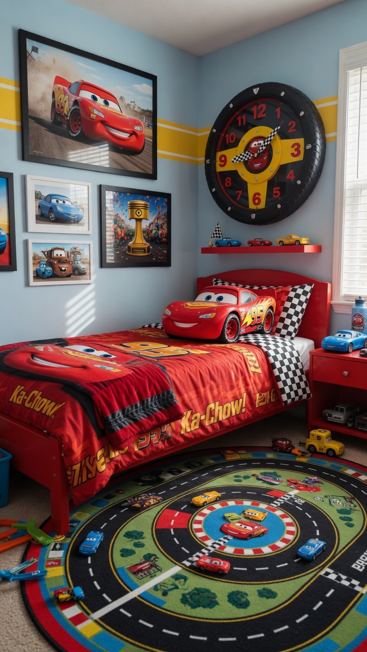 005 Stylish Disney Cars Room Decor Ideas for Kids - Themed Ideas