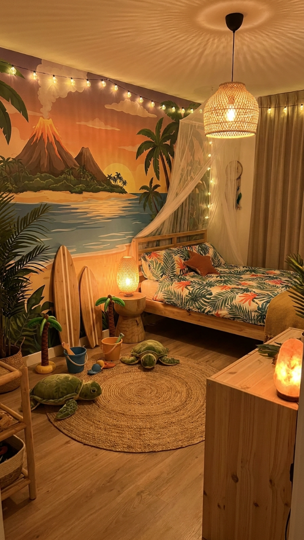 007 Inviting Luau Bedroom Decor Ideas for a Tropical Escape - Themed Ideas