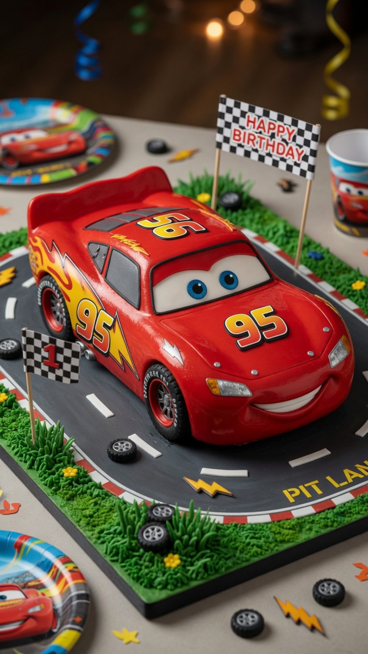 011 Disney Cars Birthday Cake Ideas for Creative Celebrations - Themed Ideas