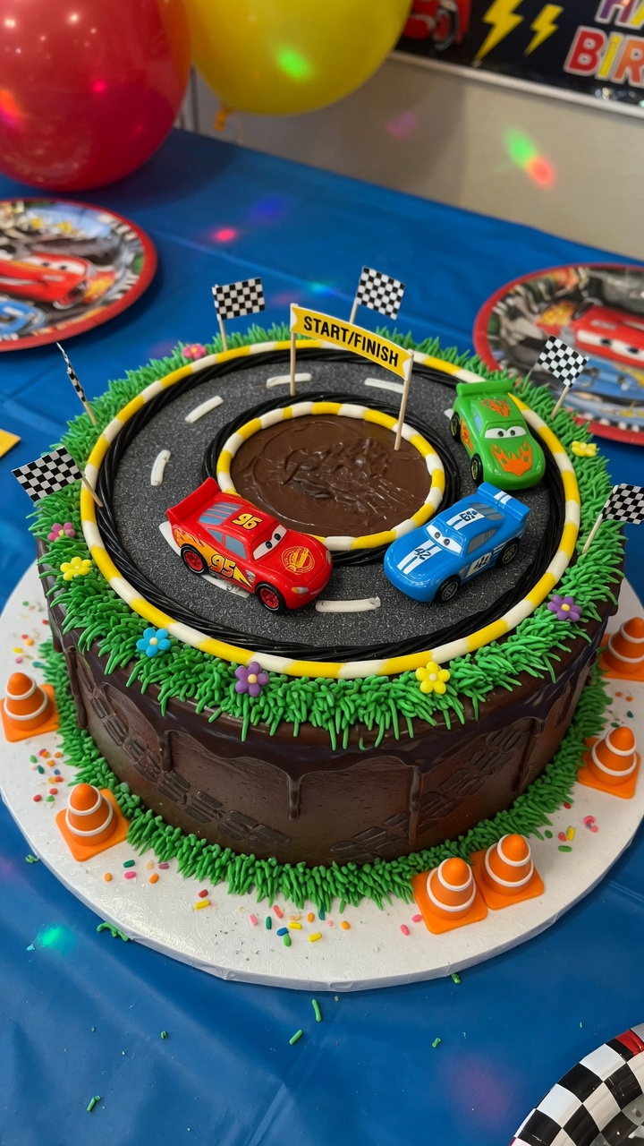 012 Creative Disney Cars Theme Cake for Kids Parties - Themed Ideas