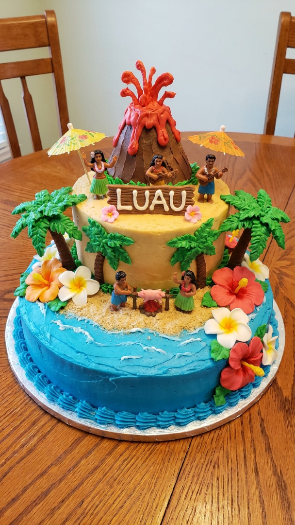 018 Tropical Island Luau Cake Ideas for Kids - Themed Ideas