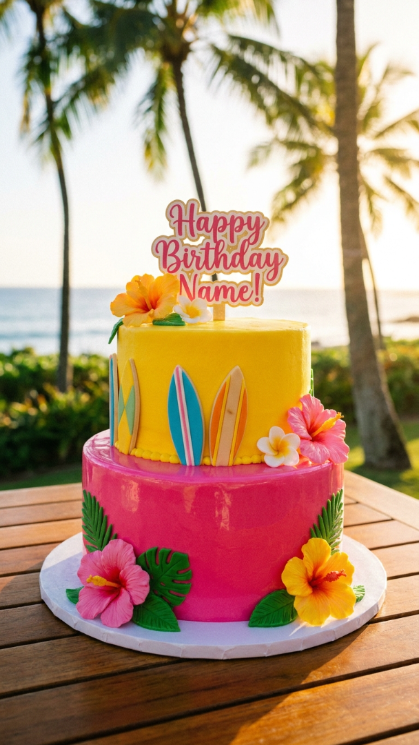 020 Fun and Easy Luau Cake Ideas for Your Childs Birthday Party - Themed Ideas