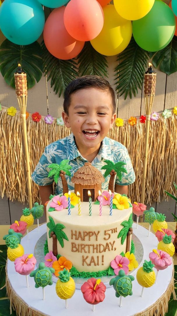 024 Celebrate with Luau Cake Pops Fun Ideas for Kids Birthdays - Themed Ideas