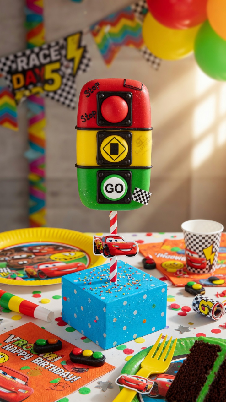 026 Creative Traffic Light Disney Cars Cake Pops - Themed Ideas
