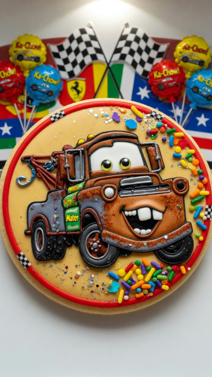 035 Whimsical Disney Cars Cookie Ideas for Kids - Themed Ideas