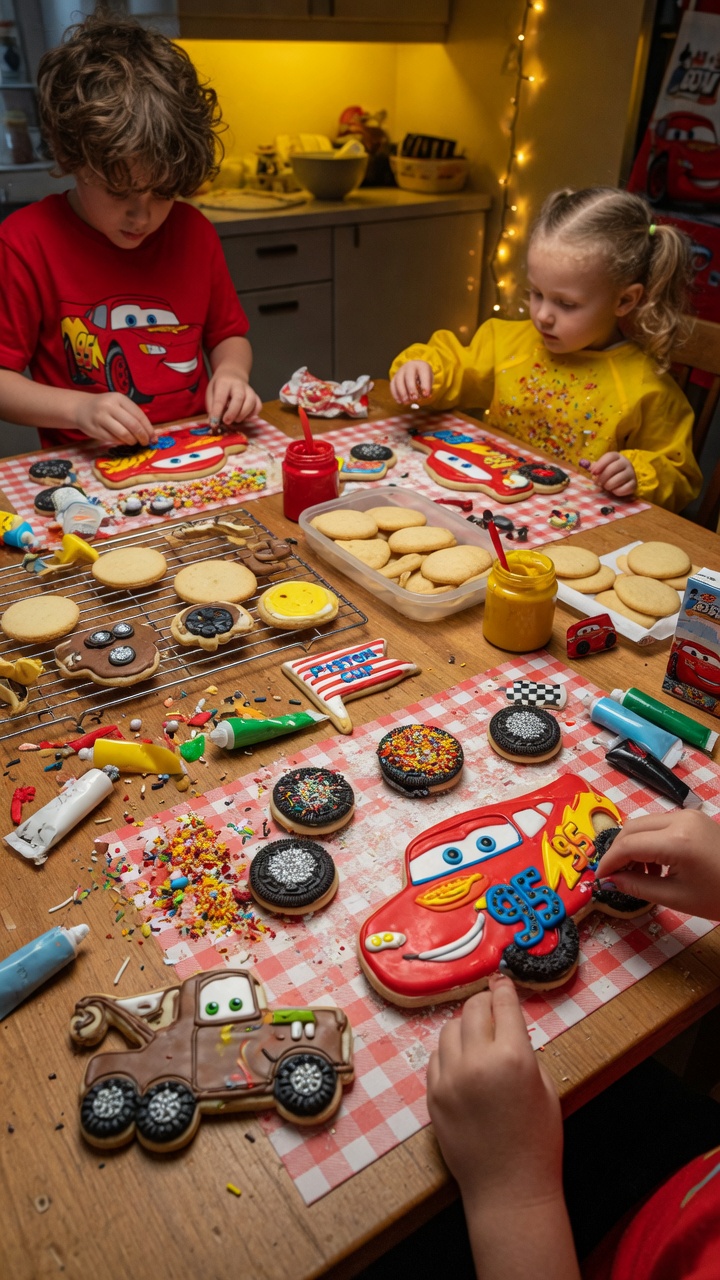 037 Creative Cookie Decorating Ideas for Disney Cars Lovers - Themed Ideas