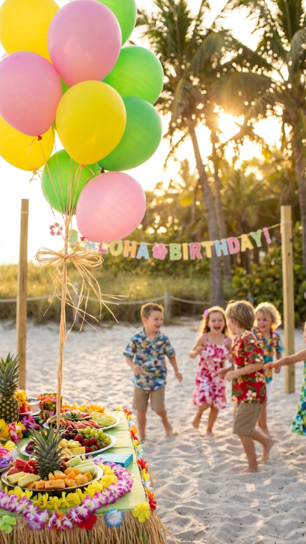 061 Luau Balloon Decorations That Will Make Your Party Pop - Themed Ideas
