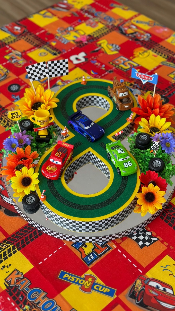 064 Unique Disney Cars Party Centerpiece Ideas for Kids Birthdays - Themed Ideas
