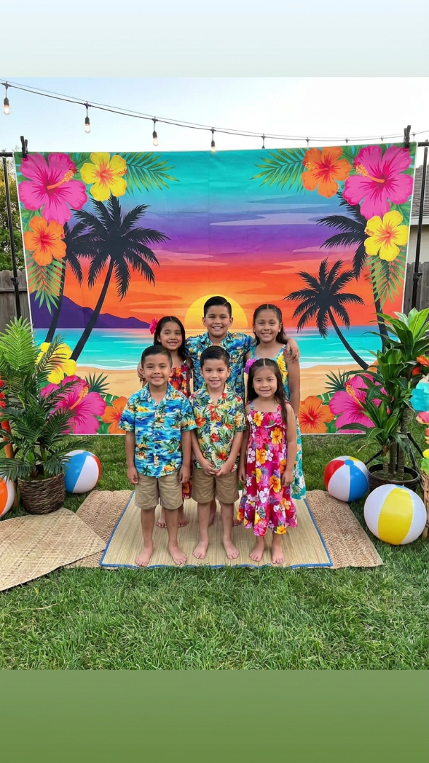 065 Eye Catching Luau Party Backdrop Ideas for Kids - Themed Ideas