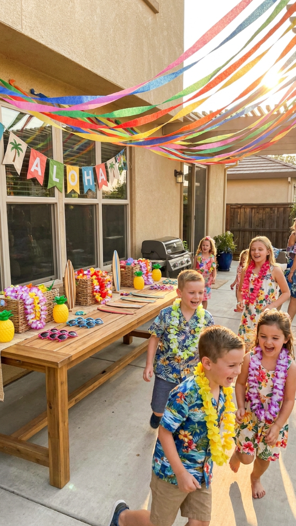 067 Inspiring Luau Themed Party Decor Ideas for Kids - Themed Ideas