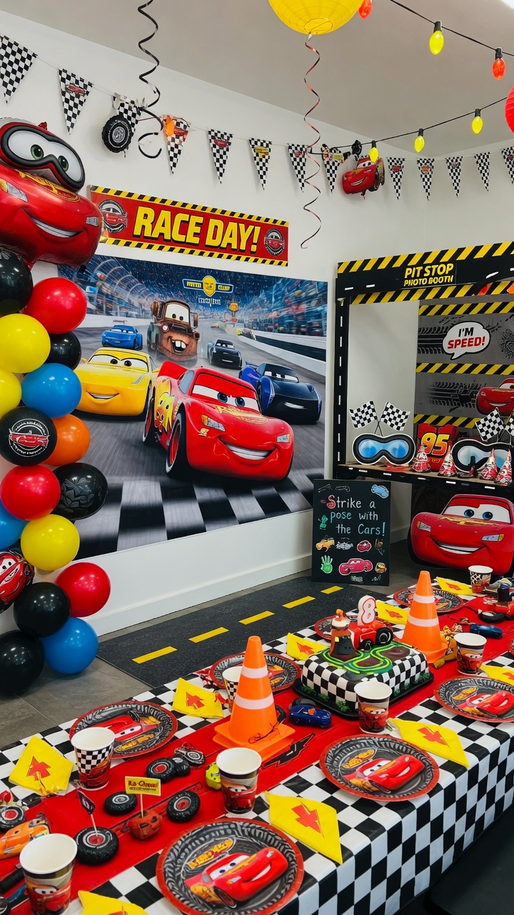 068 Memorable Disney Cars Party Setup Ideas for Unforgettable Celebrations - Themed Ideas