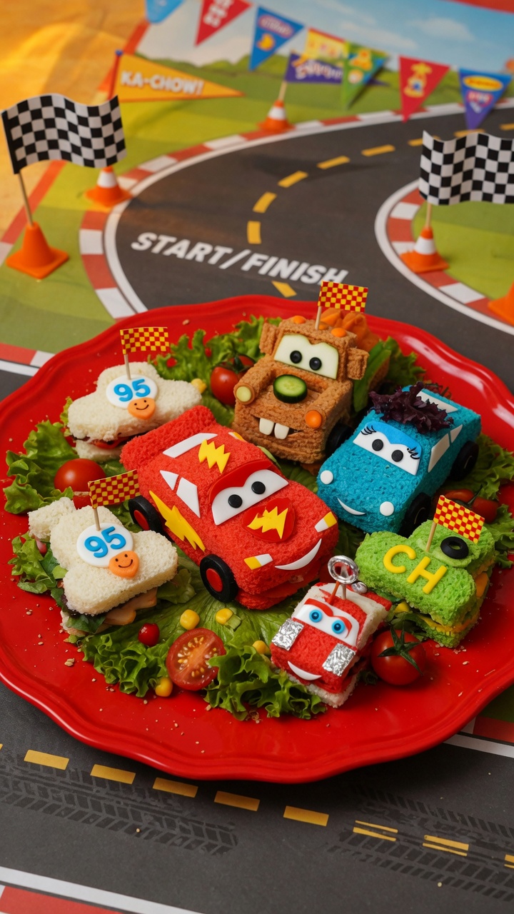 071 Creative Disney Cars Snacks for Kids Birthday Party - Themed Ideas