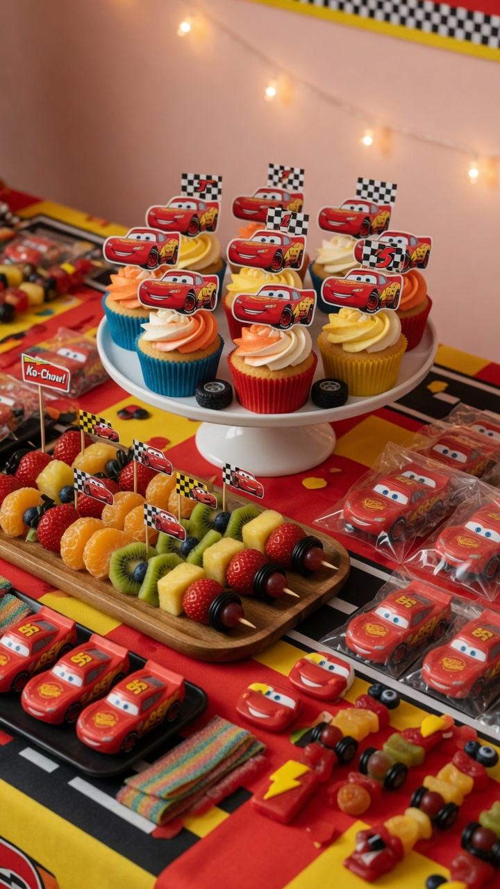 074 Delicious Disney Cars Birthday Party Snacks - Themed Ideas