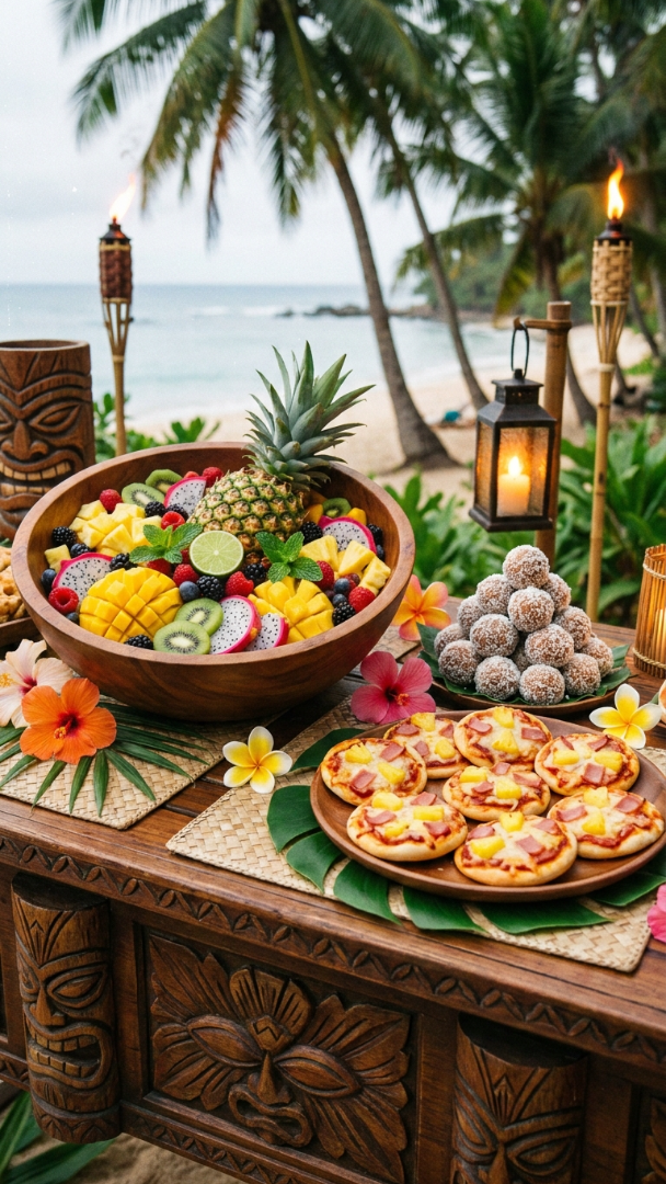 079 Delicious Themed Snacks for Luau Birthday Parties - Themed Ideas