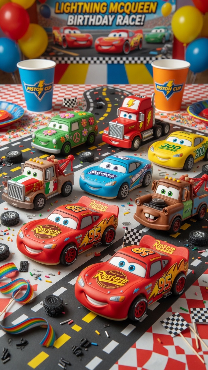 080 Tasty Disney Cars Cookies for Kids Parties - Themed Ideas