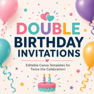 Double Birthday Invites